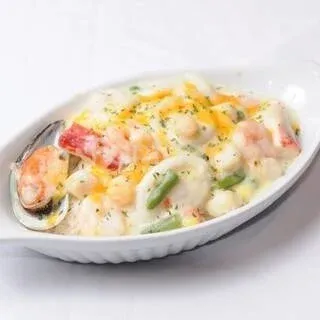 Baked Seafood with Rice