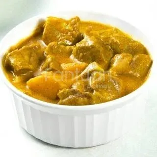 Curry Lamb Brisket on Steamed Rice