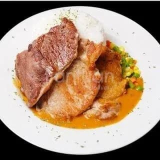 Mixed Grill on Rice