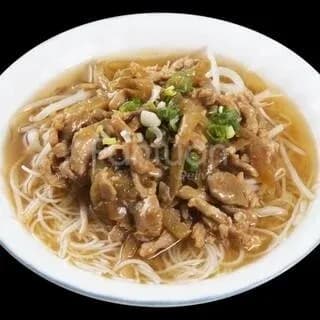 Pork & Preserved Vegetable on Vermicelli in Soup