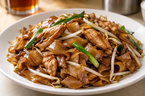 Fried Rice Noodle with Chicken