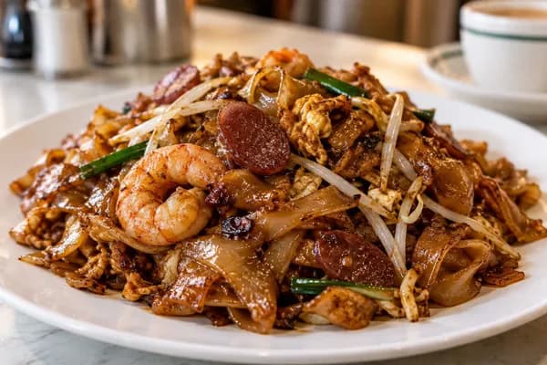 Singapore Style Fried Rice Noodle