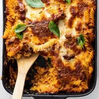 Baked Macaroni Bolognese